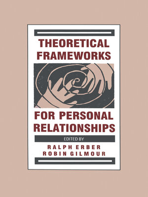 cover image of Theoretical Frameworks for Personal Relationships